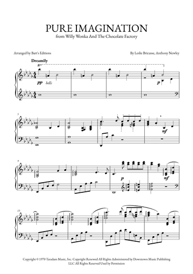 Pure Imagination (arr. Bart's Editions)