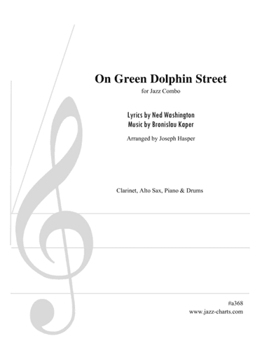 On Green Dolphin Street (arr. Joe Hasper)