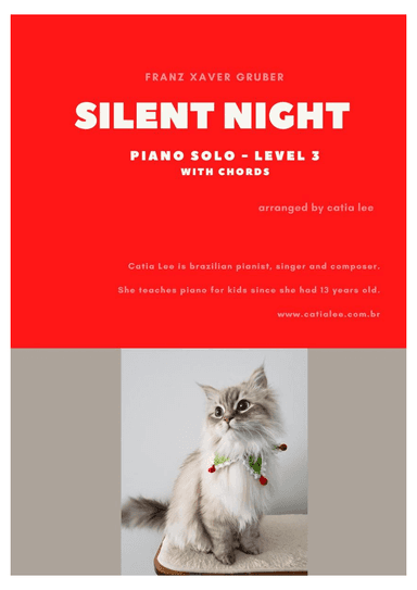 Silent Night - Traditional for Piano Solo (arr. Catia Lee)