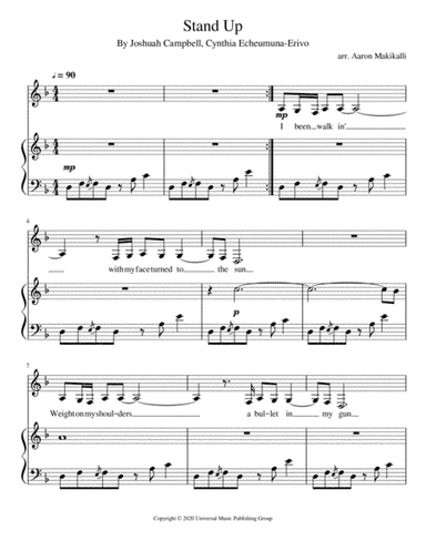 Stand Up (arr. Aaron Makikalli)