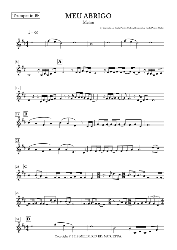 Meu Abrigo (arr. César Bortolucci)