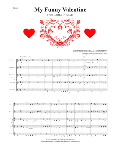 My Funny Valentine (arr. Ralph Raymond Hays)