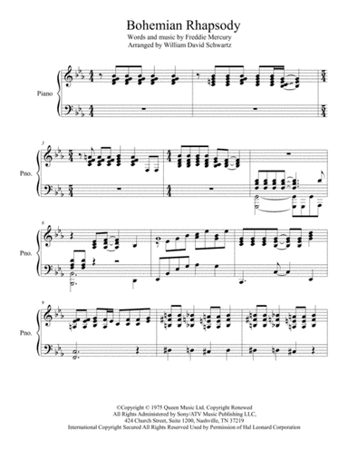 Bohemian Rhapsody (arr. William Schwartz)