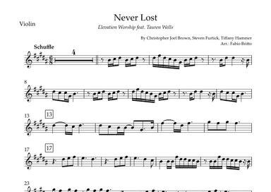 Never Lost (arr. Fabio Britto)