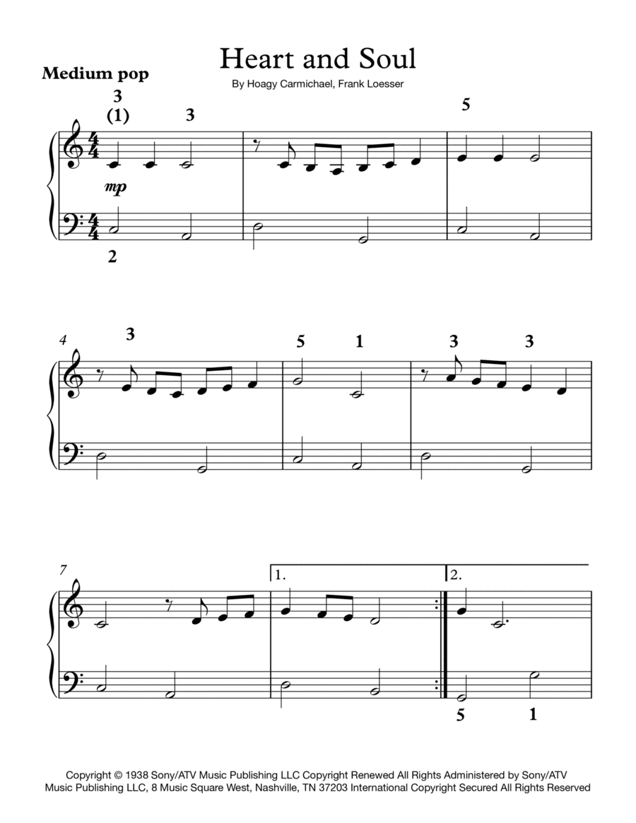 Heart And Soul (arr. Andrew Goodloe)