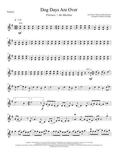 Dog Days Are Over (arr. Kathryn Griesinger)