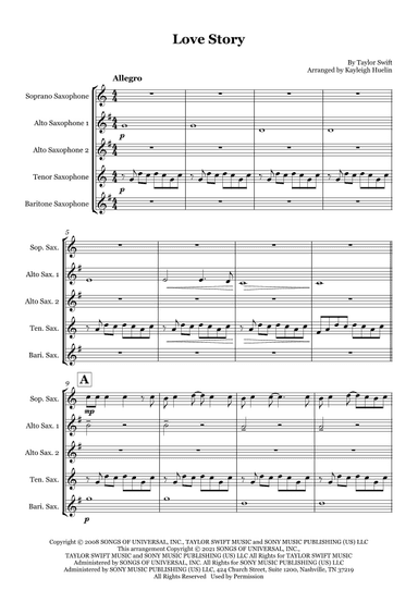 Love Story (arr. Kayleigh Huelin)