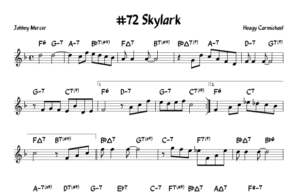 Skylark (arr. John Fries)