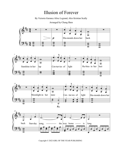 Illusion Of Forever (arr. Chang Shen)