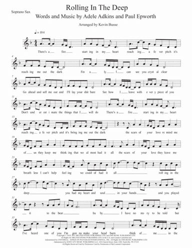 Rolling In The Deep (arr. Kevin Busse)