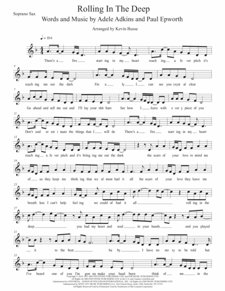 Rolling In The Deep (arr. Kevin Busse)