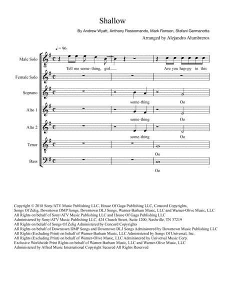 Shallow (arr. Alejandro Alumbreros)