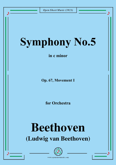 Beethoven-Symphony No.5,Op.67,Movement I (arr. OSM Press)