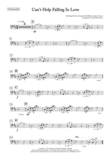 Can't Help Falling In Love (arr. ACT Bortolucci)