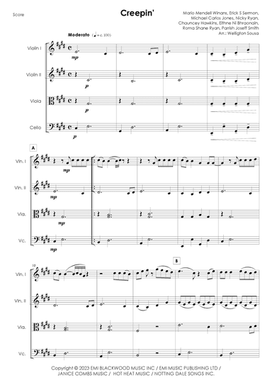 Creepin' (with The Weeknd & 21 Savage) (arr. Jose Welligton Sousa de Castro)