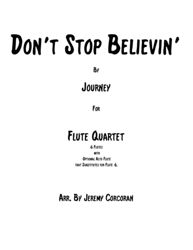 Don't Stop Believin' (arr. Jeremy Corcoran)