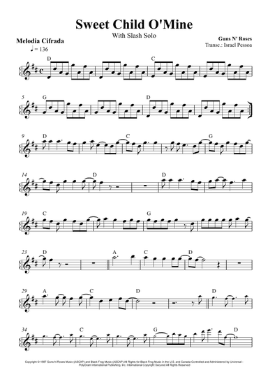 Sweet Child O' Mine (arr. Israel Pessoa)