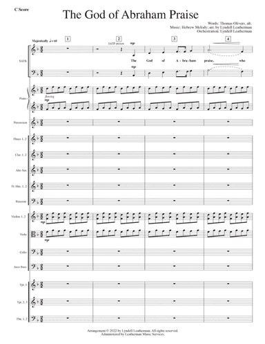 The God of Abraham Praise--Orchestration (arr. Lyndell Leatherman)