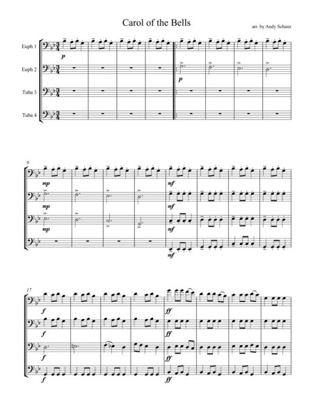 Carol of the Bells (arr. Andy Schanz)