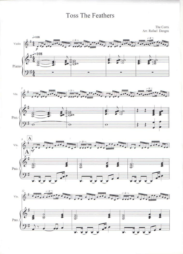 Toss The Feathers (arr. Rafael Dengra)