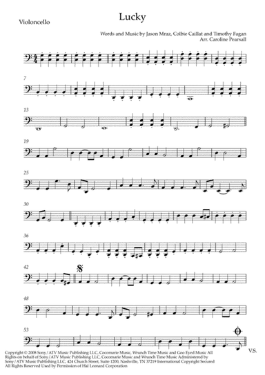 Lucky (arr. Caroline Pearsall)