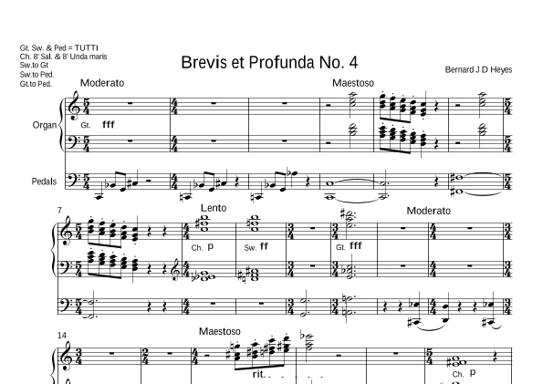 Brevis et Profunda No. 4