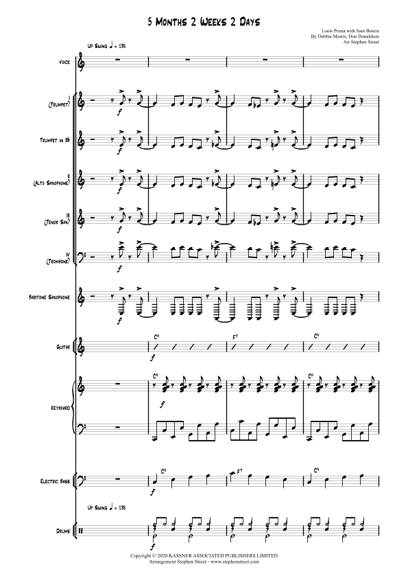 Five Months, Two Weeks, Two Days (arr. Stephen Street)