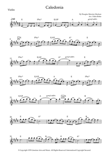 Caledonia (arr. Fabio Britto)