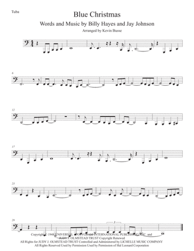 Blue Christmas (arr. Kevin Busse)