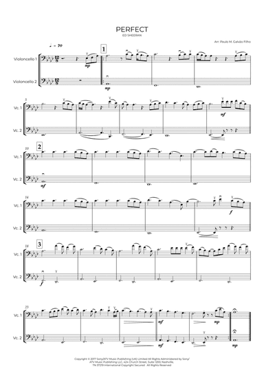 Perfect (arr. Paulo Galvão Filho)