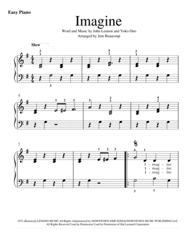 Imagine (arr. Jennifer Wilson)