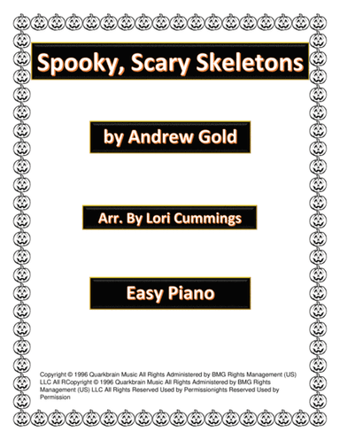 Spooky Scary Skeletons (arr. Lori Cummings)