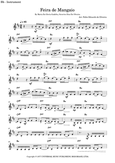 Feira De Mangaio (arr. Fabio Eduardo de Oliveira)