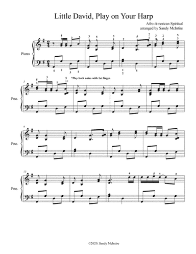 Little David, Play On Your Harp (arr. Sandy McIntire)