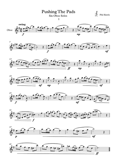 Pushing The Pads - Oboe Solos