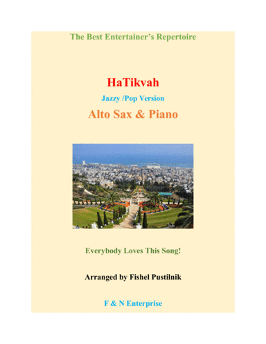 "HaTikvah" for Alto Sax and Piano (arr. Fishel Pustilnik)