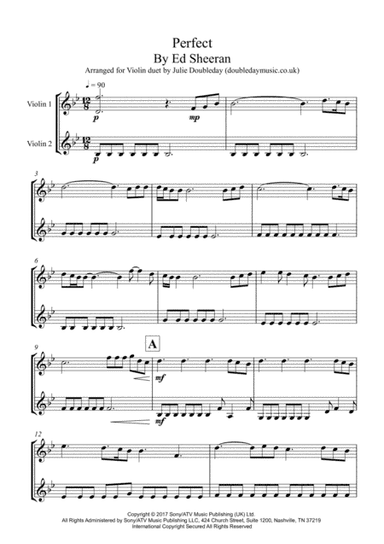 Perfect (arr. Julie Doubleday)