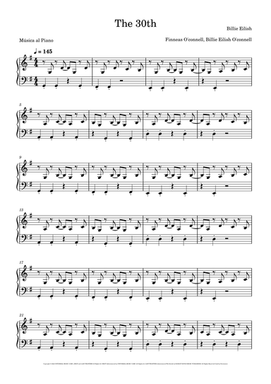 The 30th (arr. Música al Piano)