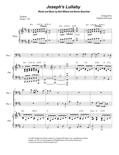 Joseph's Lullaby (arr. Stephen DeCesare)