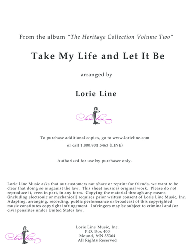 Take My Life And Let It Be (arr. Lorie Line)