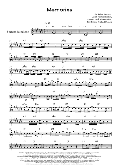 Memories (arr. Alliance Edition)