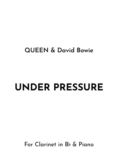 Under Pressure (arr. Jireh J.)