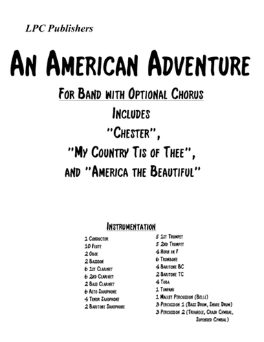 An American Adventure for Band with (optional) Chorus (arr. Jeremy Corcoran)