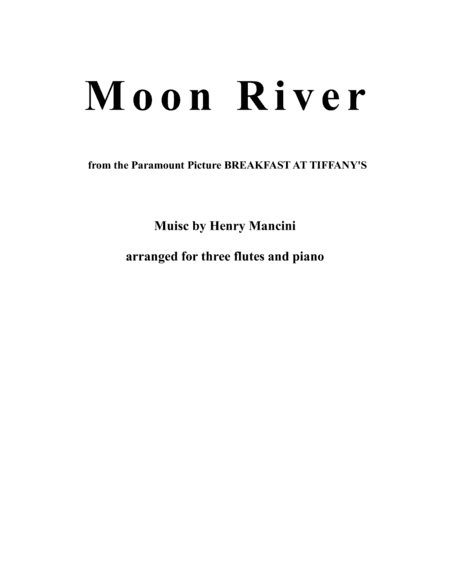 Moon River (arr. Brett Thompson)