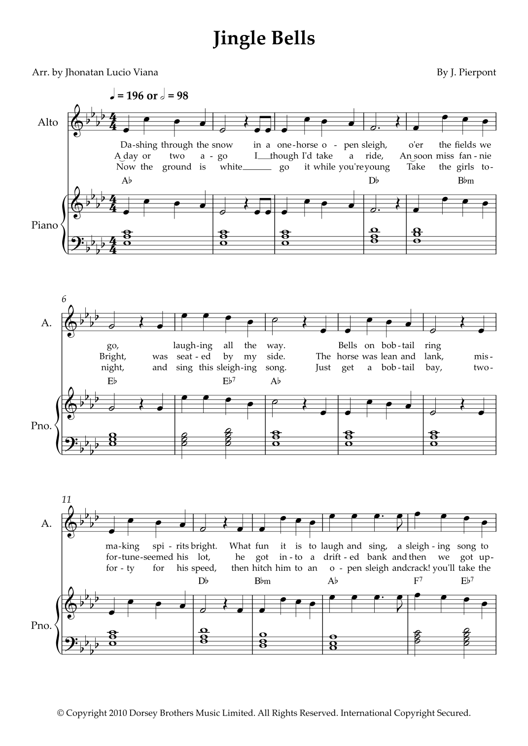 Jingle Bells (arr. Jhonatan Lucio Viana)
