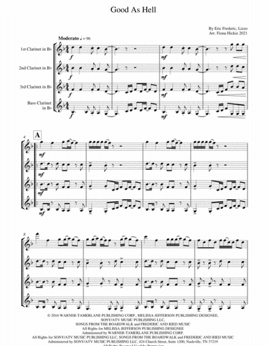 Good As Hell (arr. Fiona Hickie)