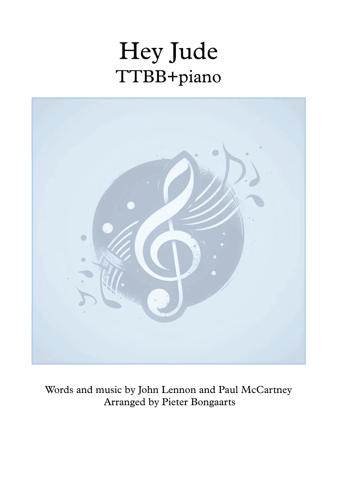 Hey Jude (arr. Pieter Bongaarts)