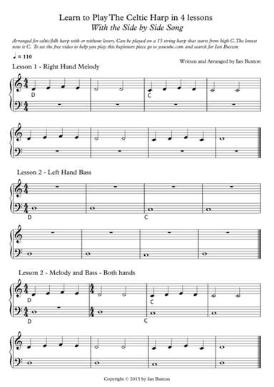 Learn to Play the Harp (With the Side by Side Song By Ian Buxton)