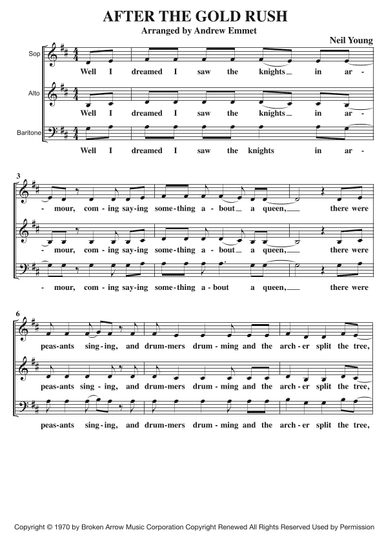 After The Gold Rush (arr. Andrew Emmet)