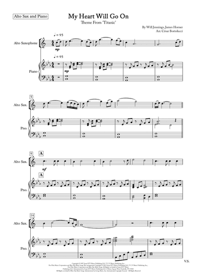 My Heart Will Go On (love Theme From 'titanic') (arr. César Bortolucci)
